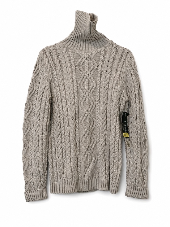 Ralph Lauren Sweaters - NWT Ralph Lauren Metallic Cable Knit Turtleneck Sweater L